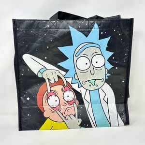 Rick And Morty Reusable Tote Shopping Bag Bio World Hot Topic Cartoon Network